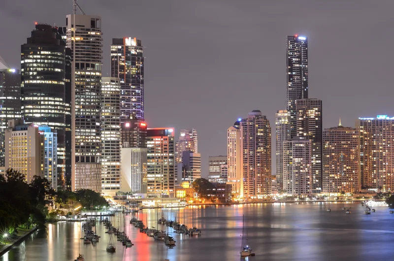 Current — Brisbane skyline, night